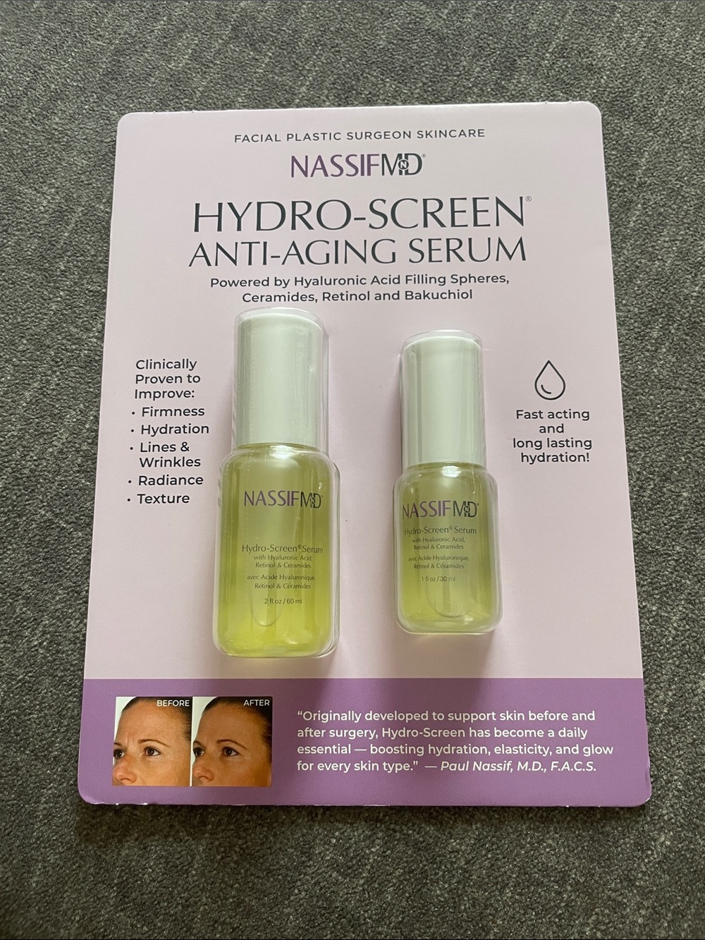 NASSIFMD Hydro-Screen Anti-Aging Serum